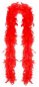 Boa red with feathers 180 cm - charlestone - Party Accessories