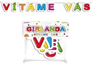 Girlanda Girlanda papierová – Vítame vás – 128 cm - Girlanda