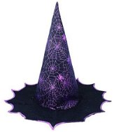Klobúk čarodejnice – čarodejník – fialový – dospelý – halloween - Doplnok ku kostýmu