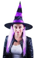 Witch hat with hair - halloween - Costume Accessory