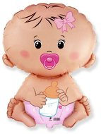 Balón foliový miminko - holka 60cm - Balonky