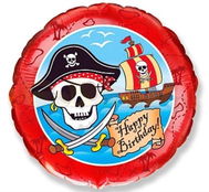 Balloon Foil Pirate - Happy Birthday - 45cm - Balloons