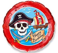 Balón fóliový pirát –´happy birthday – narodeniny – 45 cm - Balóny