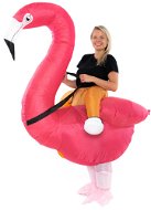 Nafukovací kostým pre dospelých Riding Flamingo - Kostým