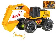 19cm Friction Car Excavator with Battery, Light and Sound in Box - Digger