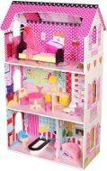 Domček pre bábiky Domček pre bábiky drevený 63 × 33,5 × 106 cm - Domeček pro panenky