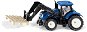 Siku Blister - New Holland Traktor mit Palettengabeln und Palette - Metall-Modell