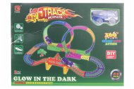 Colorful Track with Battery-powered Car - Slot Car Track
