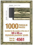 Art Puzzle Gold Platinum Puzzle Frame 68x48cm (4561) - Puzzle Accessory