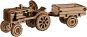 Wooden city 3D puzzle Superfast Americký traktor s vlečkou - 3D puzzle