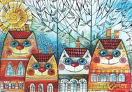 Anatolian Puzzle Urban Cats 500 pieces - Jigsaw Puzzle