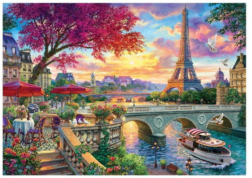 Puzzle Blooming Paris, 3 000 pieces