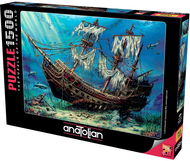 Anatolian Puzzle Ztroskotaná loď 1500 dílků - Puzzle