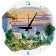 Jigsaw Art puzzle Puzzle clock Evening at the Aegean Sea 570 pieces (including frame) - Puzzle