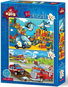 Puzzle Art puzzle Puzzle Policie a hasiči 2x100 dílků - Puzzle