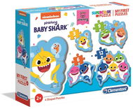 Clementoni Moje první puzzle Baby Shark 4v1 (3,6,9,12 dílků) - Puzzle
