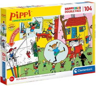 Clementoni Reversible Puzzle Pippi Longstocking 104 pieces - Jigsaw Puzzle