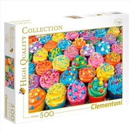 Clementoni Puzzle Colorful cupcakes 500 pieces - Jigsaw Puzzle