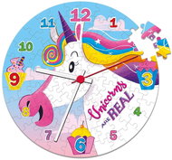Clementoni Puzzle Clock I Believe in Unicorns 96 pieces - Jigsaw Puzzle