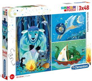 Clementoni Puzzle Fairy Tale Friends 3x48 pieces - Jigsaw Puzzle