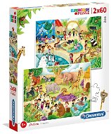 Clementoni Puzzle Zoo 2x60 dílků - Puzzle
