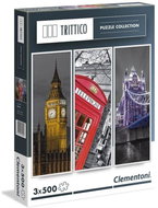 Clementoni Vertical Puzzle London 3x500 pieces - Jigsaw Puzzle
