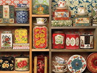 Cobble Hill Puzzle Tea Boxes XL 275 pieces - Jigsaw Puzzle