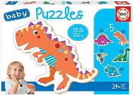 Jigsaw Educa Baby Puzzle Dinosaurs 5-in-1 (3-5 pieces) - Puzzle