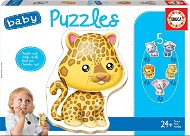 Educa Baby Puzzle Wild Animals 5-in-1 (3-5 pieces) - Jigsaw