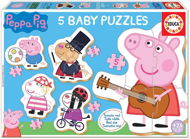 Educa Baby Puzzle Peppa Pig 2, 5-in-1 (3-5 pieces) - Jigsaw