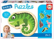 Educa Baby Puzzle Tropical Animals 5-in-1 (3-5 pieces) - Jigsaw
