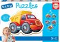 Educa Baby Puzzle Vehicles 5-in-1 (3-5 pieces) - Jigsaw