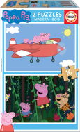 Educa Wooden Puzzle Peppa Pig 2x16 pieces - Jigsaw