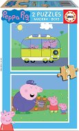 Educa Wooden Puzzle Peppa Pig 2x9 pieces - Jigsaw