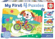 Educa My First Puzzle Vehicles 4-in-1 (5, 6, 7, 8 pieces) - Jigsaw