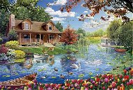Educa House by the Lake Puzzle 5000 pieces - Jigsaw