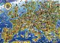 Jigsaw Educa Puzzle Mad Map of Europe 500 pieces - Puzzle