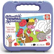 Educa Colouring Puzzle Farm Animals 20 pieces with Colours - Jigsaw