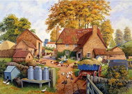 Falcon Puzzle Autumn on the Farm 1000 pieces - Jigsaw Puzzle