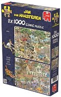 Jumbo Puzzle Safari and Storm 2x1000 pieces - Jigsaw