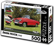 Retro-auta Puzzle č. 10 Škoda Felicia (1960) 500 dílků - Puzzle
