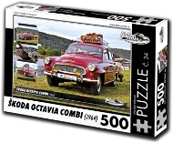 Retro-auta Puzzle č. 34 Škoda Octavia Combi (1964) 500 dílků - Puzzle