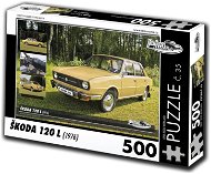 Retro-auta Puzzle č. 35 Škoda 120 L (1976) 500 dílků - Puzzle