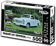 Retro-auta Puzzle č. 46 Trabant 601 Universal (1975) 500 dílků - Puzzle