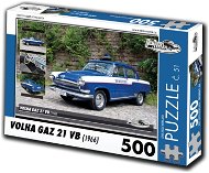 Retro-auta Puzzle č. 51 Volha Gaz 21 VB (1966) 500 dílků - Puzzle
