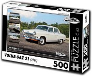 Retro-auta Puzzle č. 63 Volha GAZ 21 (1967) 500 dílků - Puzzle