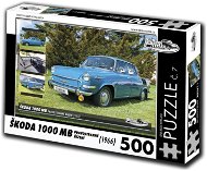 Retro-auta Puzzle č. 7 Škoda 1000 MB (1966) 500 dílků - Puzzle