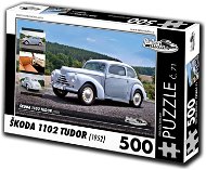 Retro-auta Puzzle č. 71 Škoda 1102 TUDOR (1952) 500 dílků - Puzzle