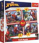 Trefl Puzzle Hrdinný Spiderman 4v1 (35,48,54,70 dílků) - Puzzle
