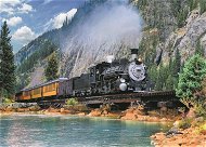 Jigsaw Trefl Puzzle Train in the mountains 500 pieces - Puzzle